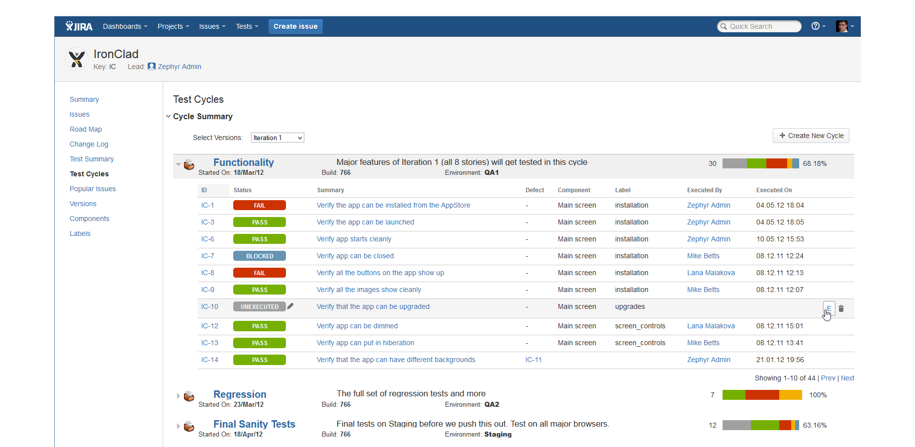 Zephyr for Jira